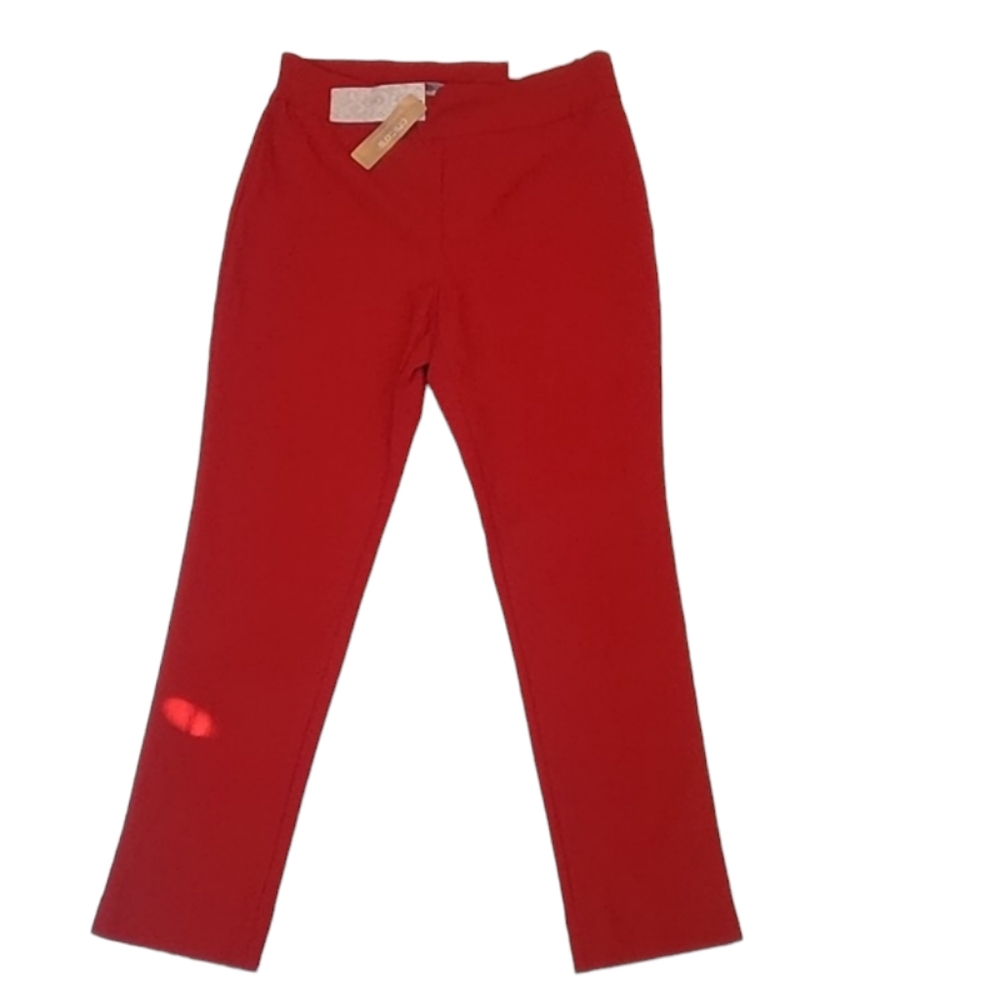 NWT CHICO'S Woman's So Slimming Brigitte Slim Ankle Pants Size 8R US Paprika